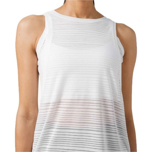 Lululemon Clear and Present Muscle Tank, White, GUC - Picture 8 of 9
